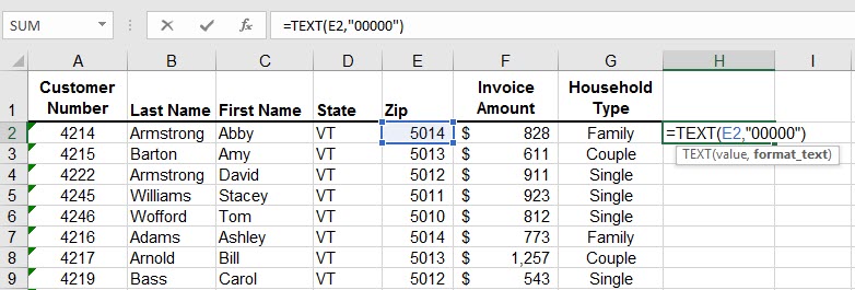 Example zip code